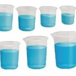 Becker de Plástico Graduado em Alto Relevo