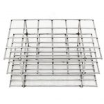 ESTANTE P/ TUBO EM ARAME DE AÇO INOX - DIVERSOS TAMANHOS