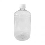 FRASCO PET TRANSPARENTE COM TAMPA LACRE 500mL OU 1.000mL